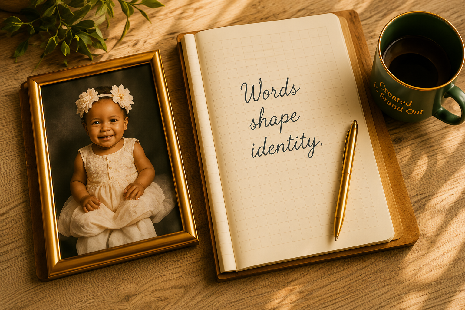 A childhood image — a reminder that the words we use to describe a child shape the story they carry into adulthood